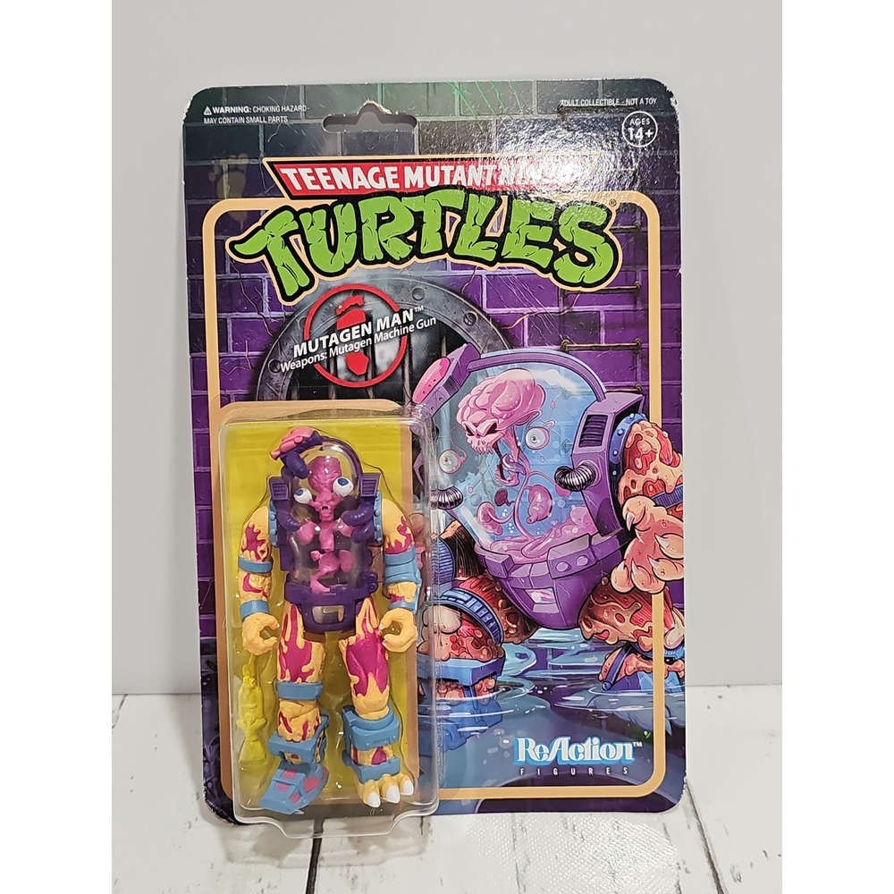 Reaction Super7 Teenage Mutant Ninja Turtles Mutagen Man 3.75 Figure